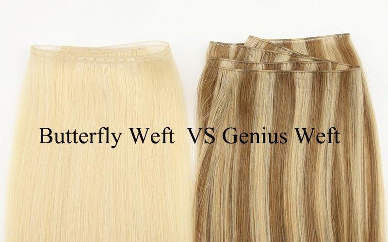 Comparison of Butterfly Weft and Genius Weft thickness and edge smoothness