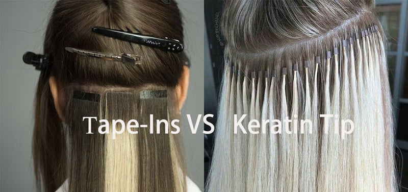 Keratin Tip vs Tape-In Hair Extensions: Which One is Right for You? - BetterHairExtensions