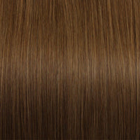 4 - Invisible Clip In Hair Extensions Medium Brown 7Piece