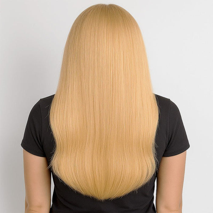 Ash Blonde Seamless Butterfly Weft Extensions