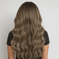 B3 - 3 - 60 Smoky Grey Sliver To Platinum Invisible Butterfly Weft Extensions