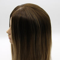 Caramel Blonde Balayage Silk Top Hair Wigs
