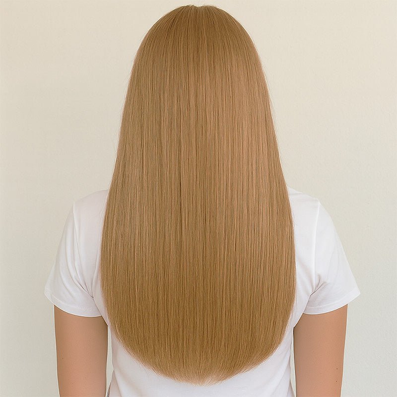 Dark Blonde Seamless Butterfly Weft Extensions