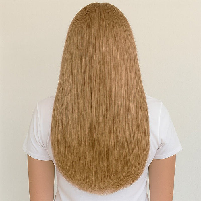 Dark Blonde Seamless Butterfly Weft Extensions