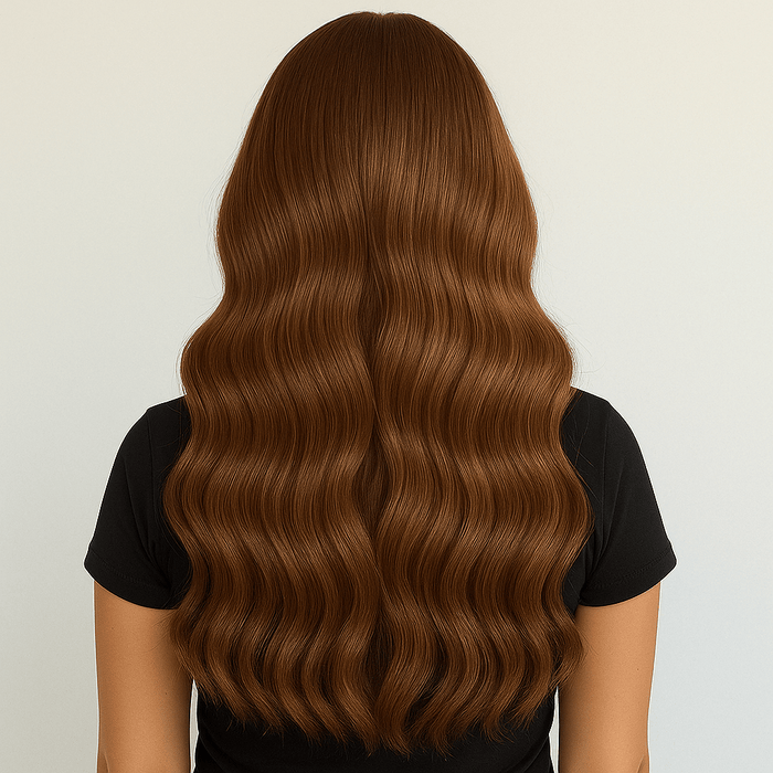 Medium Brown Seamless Butterfly Weft Extensions