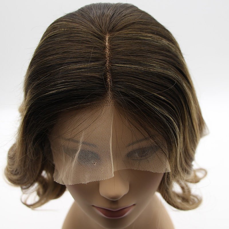 Swiss Lace Human Hair Lace Front Wig - Lvere