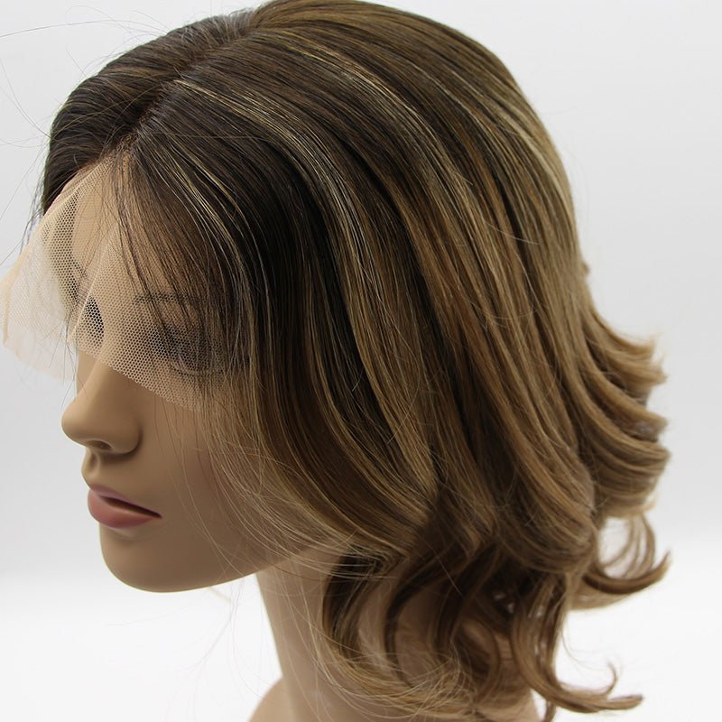 Swiss Lace Human Hair Lace Front Wig - Lvere
